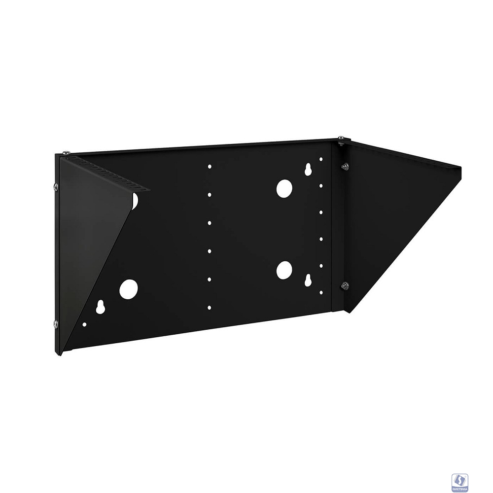 Cabeus NC-6U-V-BK Кронштейн настенный вертикальный 19" 6U, цвет черный