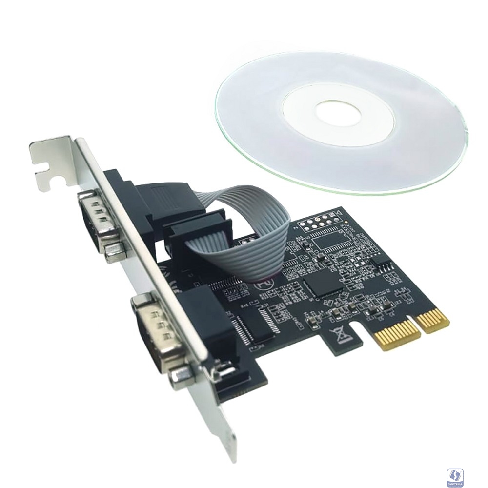 Espada Контроллер PCI-E, 2S port, AX99100, (PCIe2SAX) (45805)