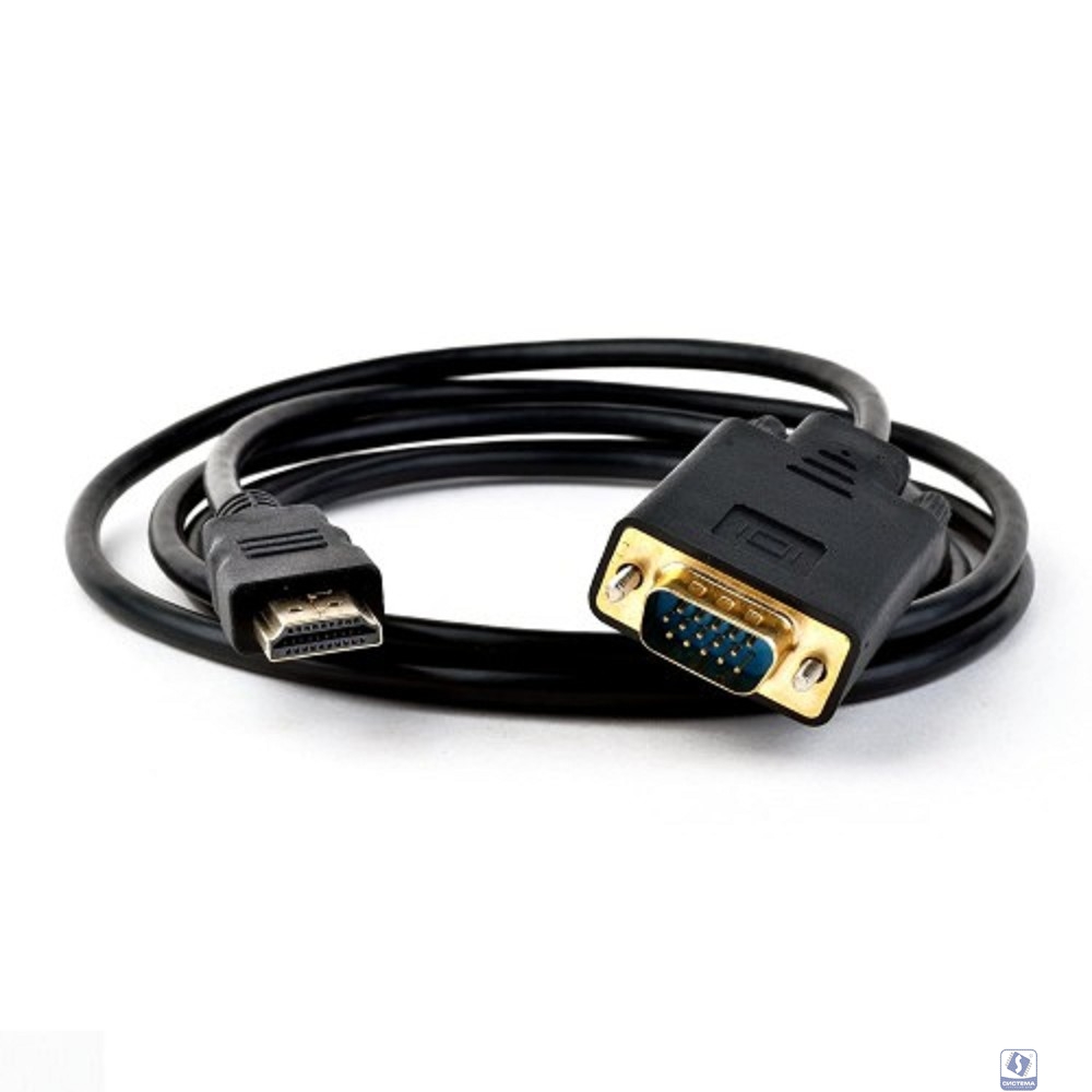 KS-is KS-441 Кабель HDMI M VGA M full (с чипом) черно-черный 1.8м