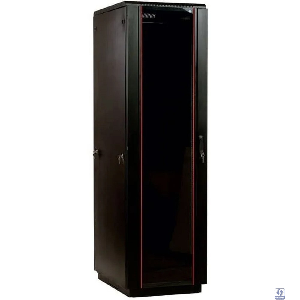 ЦМО Шкаф телекоммуникационный напольный 36U (600 x 1000) дверь стекло, чёрный, ШТК-М-36.6.10-1ААА-9005