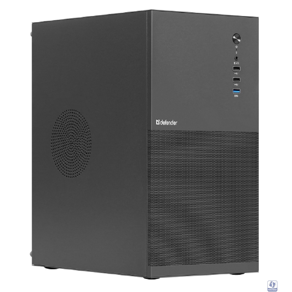 Defender Корпус компьютерный Apex Metal черный, mATX, USB3.0, USB1.1x2