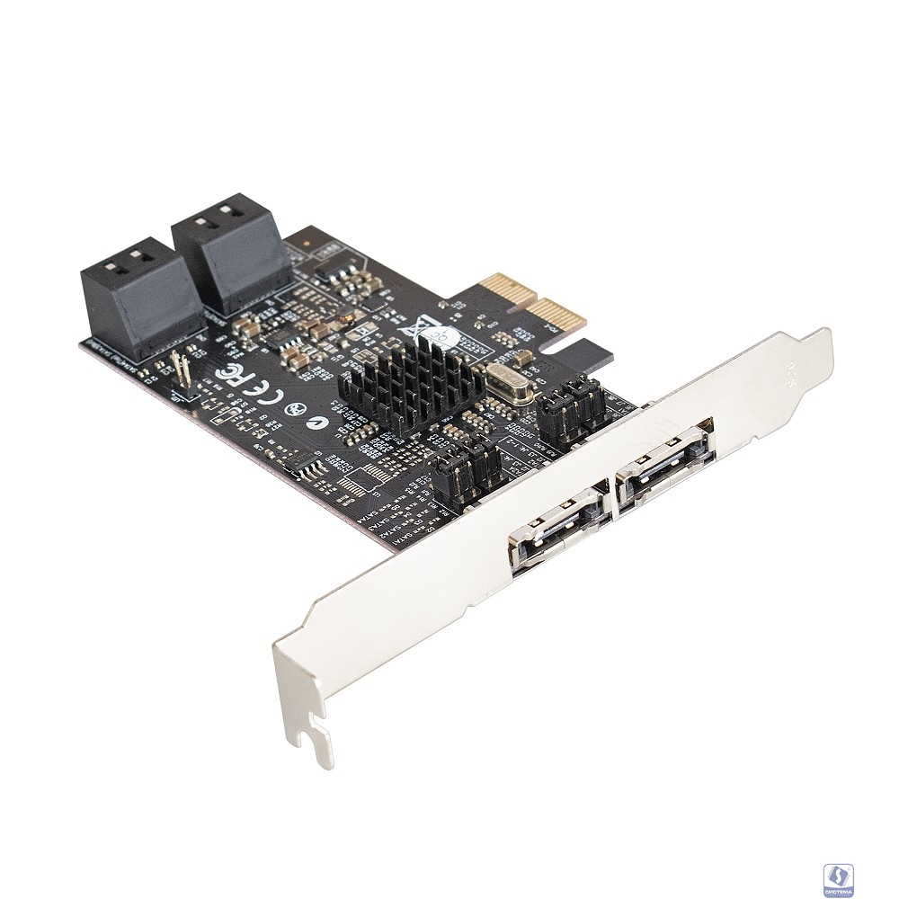 Exegate EX283711RUS Контроллер EXE-504 PCI-E 2.0, SATA3 RAID, 4 int+2 ext (OEM) Exegate EX283711RUS Контроллер EXE-504 PCI-E 2.0, SATA3 RAID, 4 int+2 ext (OEM)