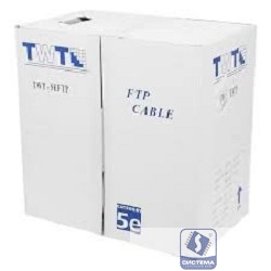 Кабель информационный Lanmaster TWT-5EFTP-LSZH кат.5е F/UTP общий экран 4X2X24AWG LSZH внутренний 305м белый