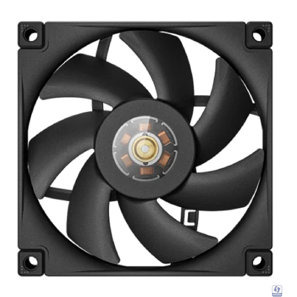 Case fan Deepcool FT9 SLIM ( White LED, черный, 1500-2950об/мин)  Color BOX