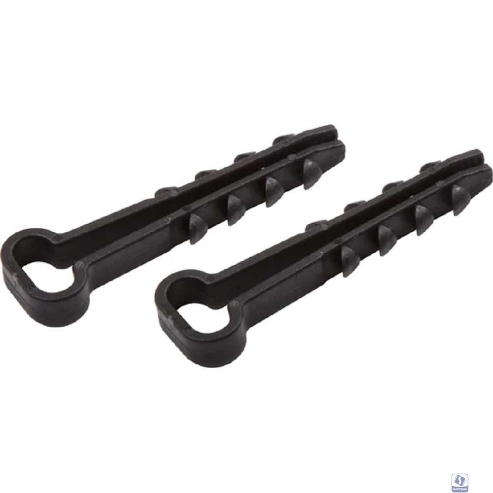 PROconnect (07-4621) Дюбель-хомут 5-10мм, прямоугольный, черный (100 шт/уп)