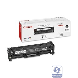 Canon Cartridge 718Bk  2662B002 Картридж для Canon LBP7200Cdn/MF8330Cdn/MF8350Cdn, Черный, 3400 стр 