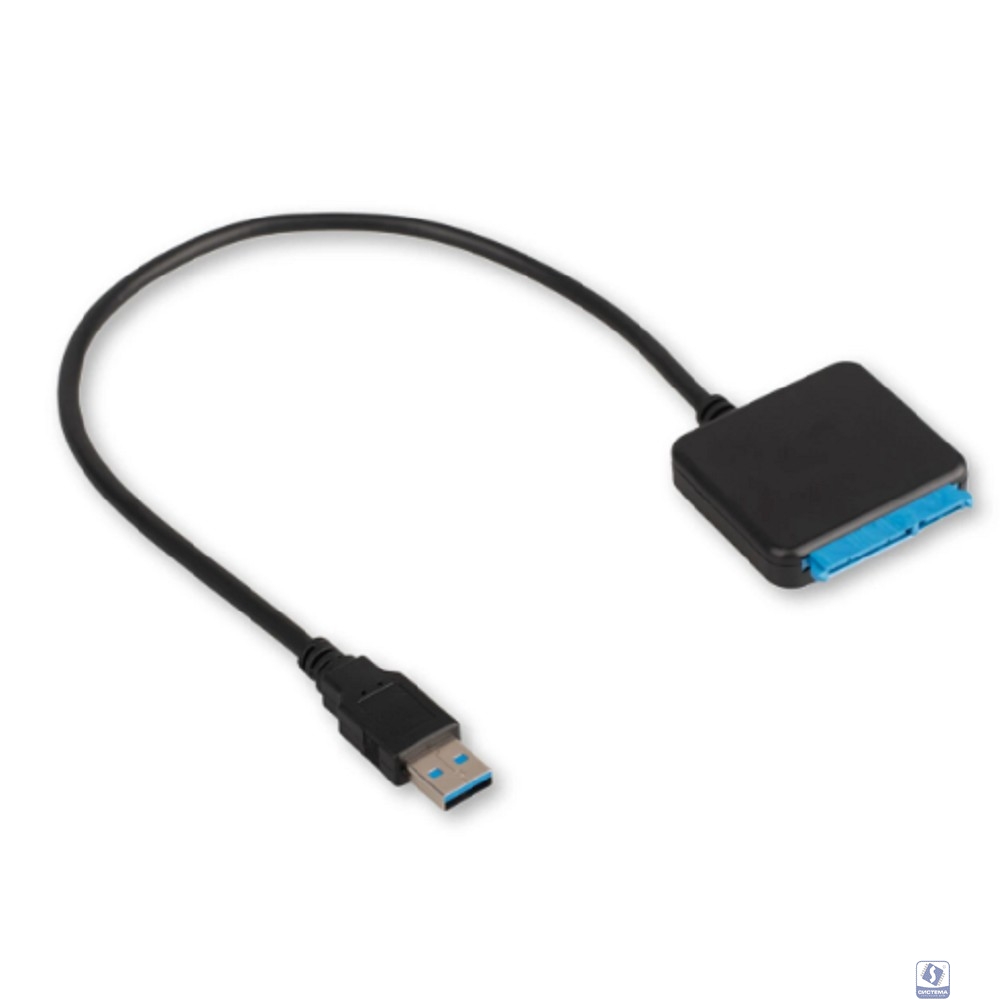 Cablexpert Адаптер USB3.2 Gen1 на SATA 2.5"/3.5" HDD/SSD, питание 12V/2A, Sata3, 5 Гбит/с, пакет (A-USB3-SATA3-3.5)