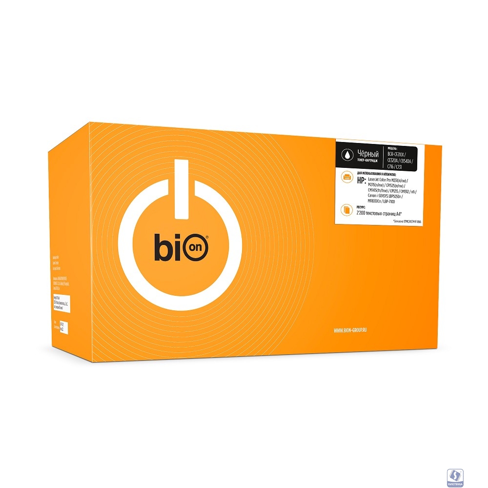 Bion CF210X/CE320A/CB540A/C716/C731 Картридж для HP  (2200 стр.)Черный, с чипом