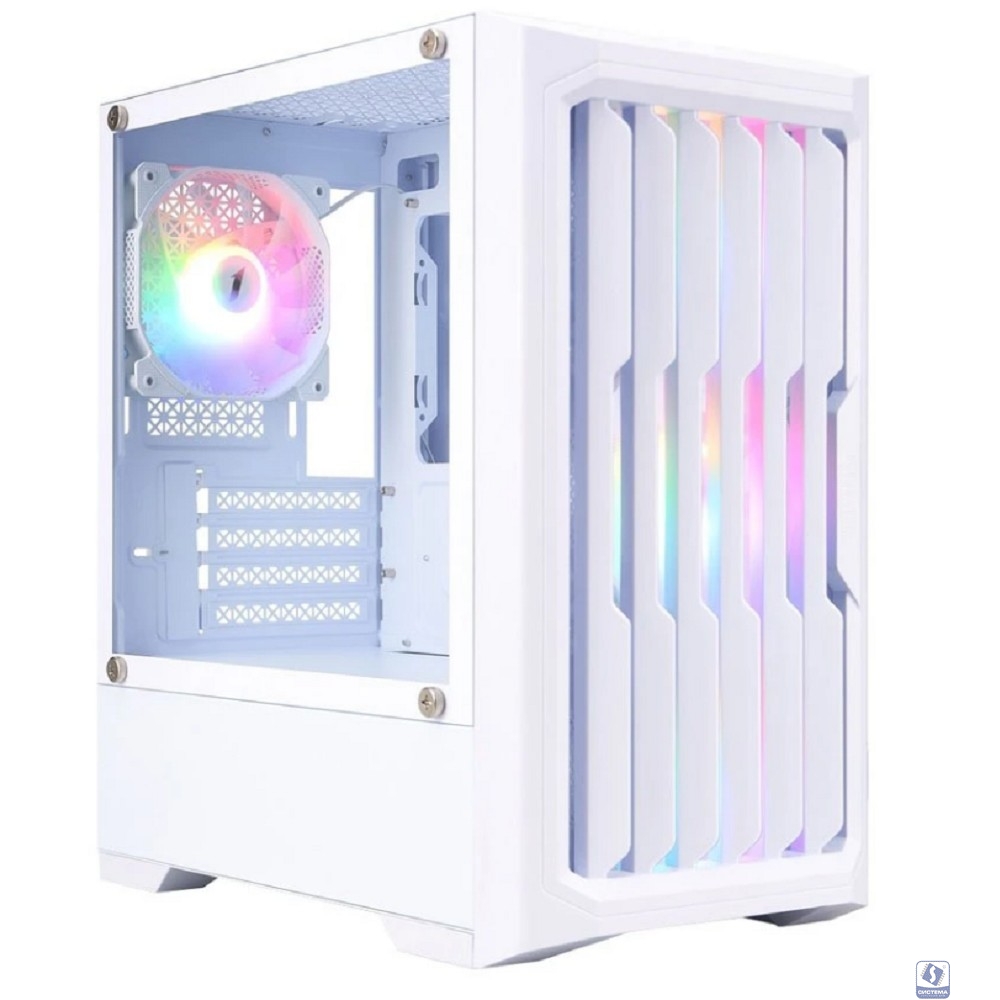 1STPLAYER BULLET HUNTER H2 White / mATX / 4x120mm FRGB fans / H2-WH-4F1-W