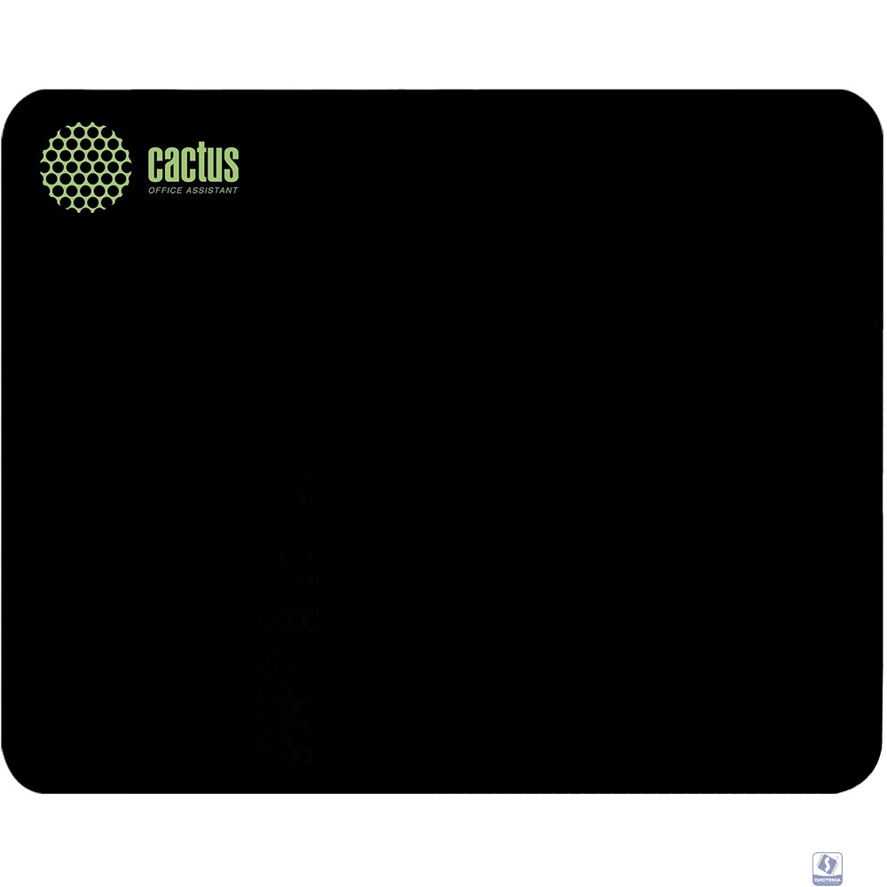 Коврик для мыши Cactus Black 220x180x2мм (CS-MPC-P01XS)