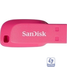 SanDisk USB Drive 16Gb SanDisk Cruzer Blade <SDCZ50C-016G-B35PE> Pink