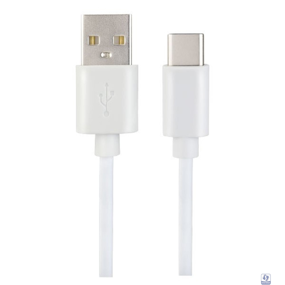 PERFEO Кабель USB2.0 A вилка - USB Type-C вилка, белый, длина 1 м., бокс (U4704)