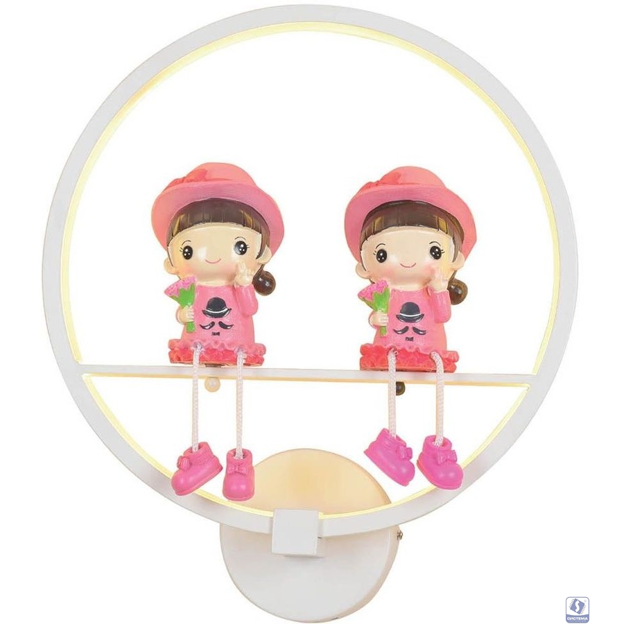 Светильник Hiper Twins H061-1 19Вт 4000K цв.св.:белый нейтральный розовый/белый