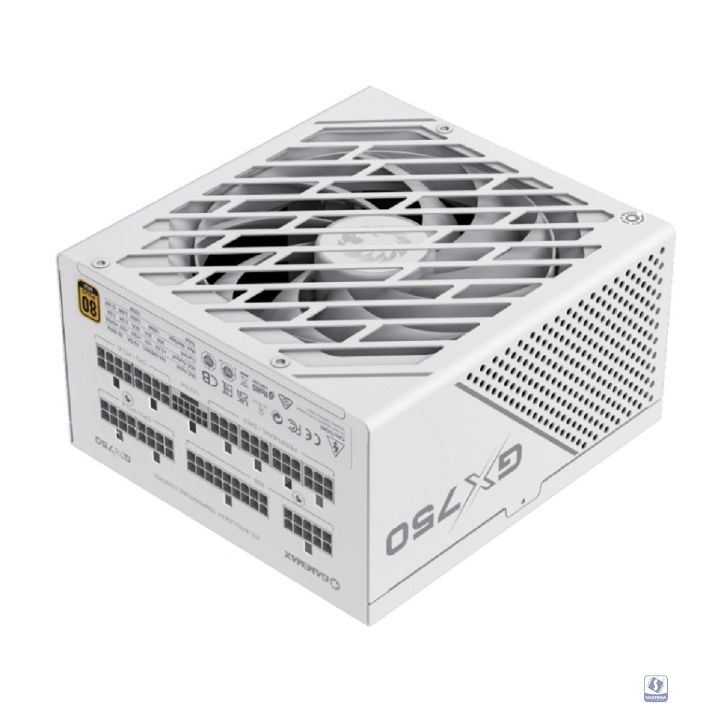 GameMax Блок питания ATX 750W GX-750 PRO, White (ATX 3.0, PCIe 5.0)