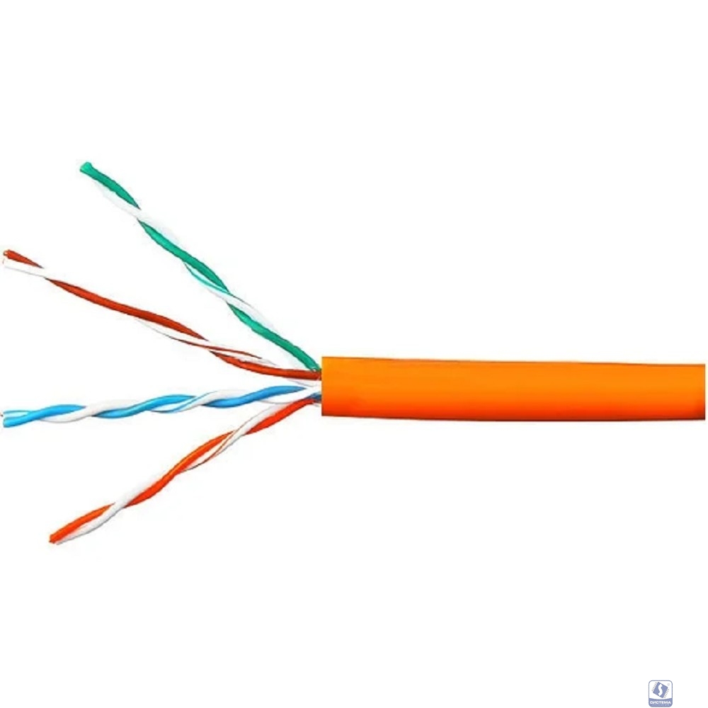 Cablexpert UPC-5051E-LSZH-4-CU/100 Кабель Cablexpert (RU) UTP-LSZH 4x2x0.51, медный, кат.5e, однож., 100м, box, оранж