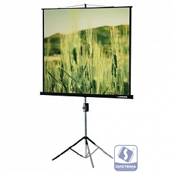 Lumien Master View LMV-100102 Экран на треноге 153x 153см настенно-потолочный рулонный черный 