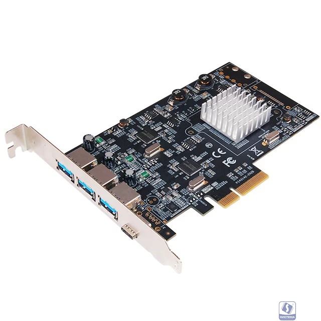 Controller ST-Lab, PCI-E x1, U-1850, DUAL CORE, 3xUSB3.1(A) +1xUSB3.1(C), Ret