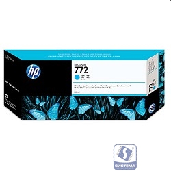 HP CN636A  Картридж  №772 голубой для DJ Z5200 (300 мл)