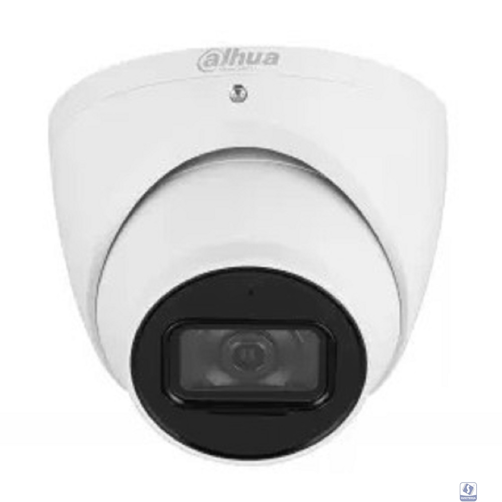 DAHUA DH-IPC-HDW3241EMP-S-0280B-S2 Уличная турельная IP-видеокамера 2Мп, 1/2.8” CMOS, объектив 2.8мм, видеоаналитика, микрофон, ИК 50м, IP67, металл