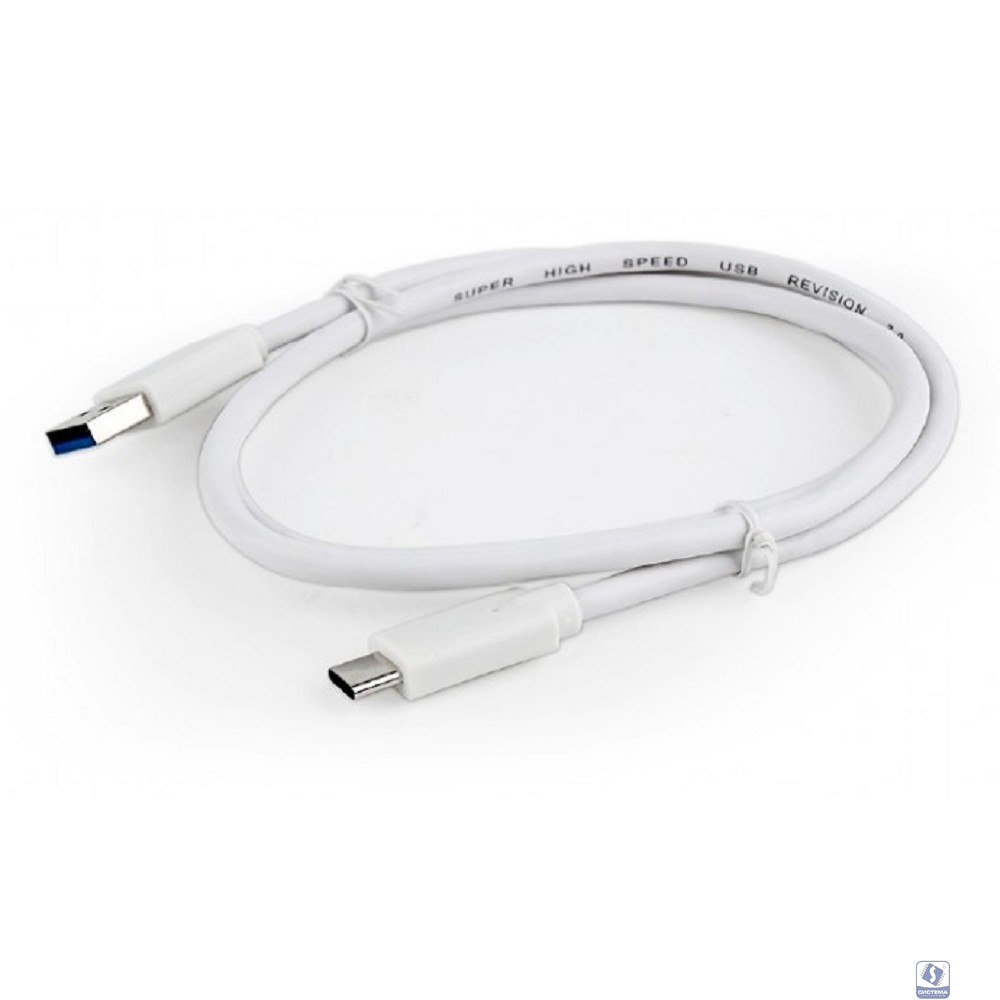 Bion Кабель USB 3.0 AM to Type-C cable (AM/CM), 1м, white, 5 Гбит/с, 3A (36W) [BXP-CCP-USB3-AMCM-1M-W]
