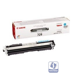 Canon Cartridge 729C  4369B002 Тонер картридж для LBP 7010C, Голубой, 1000стр.