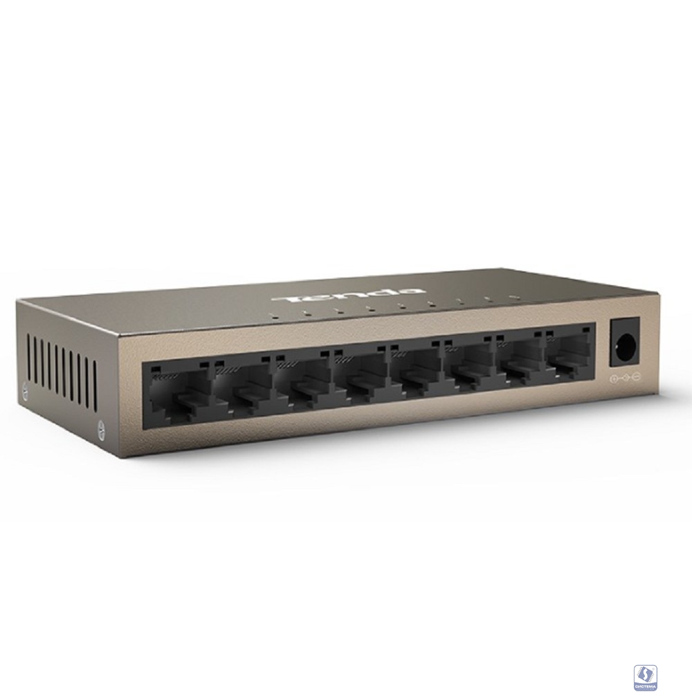 Повреждение упаковки TENDA TEG1008M Коммутатор настольный 8-Ports 10/100/1000 Base-T Gigabit Switch
