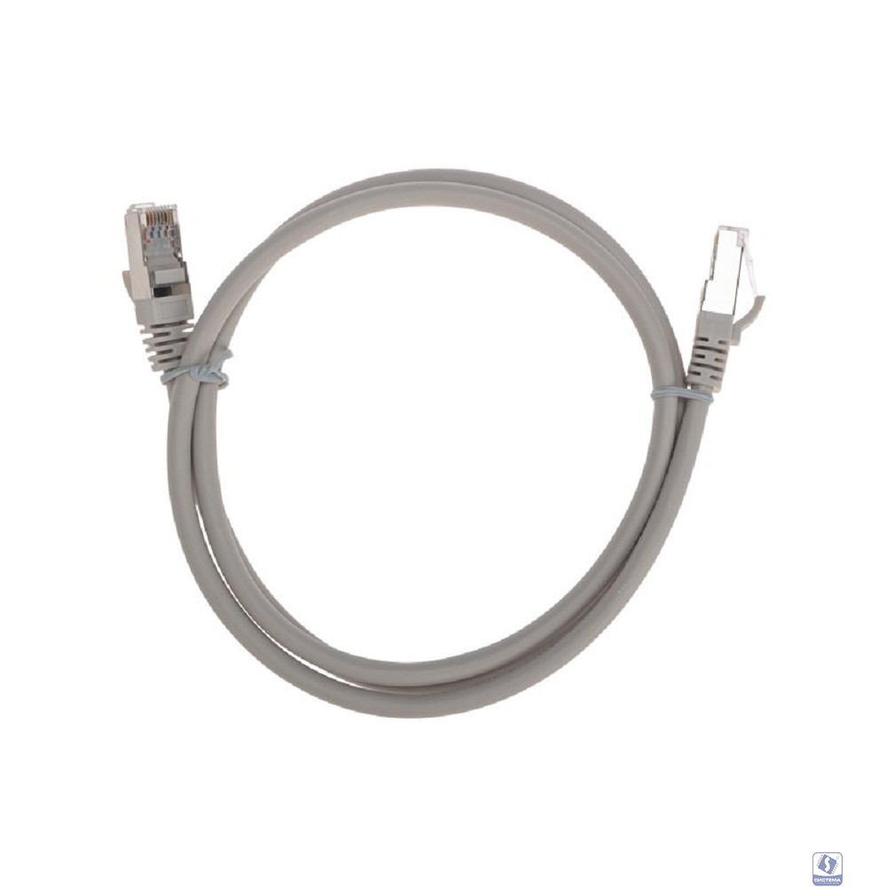Rexant (02-0210-1) Патч-корд F/UTP, CAT 6, RJ45-RJ45, 26AWG, LSZH, серый, 1м