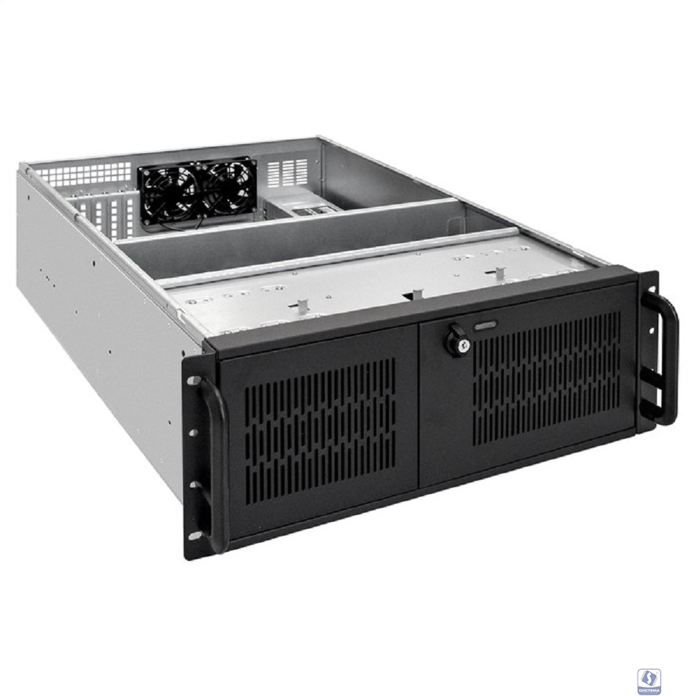 Exegate EX293881RUS Серверная платформа ExeGate Pro 4U650-010/4U4139L <RM 19", высота 4U, глубина 650, Redundant БП 2x550W, USB>