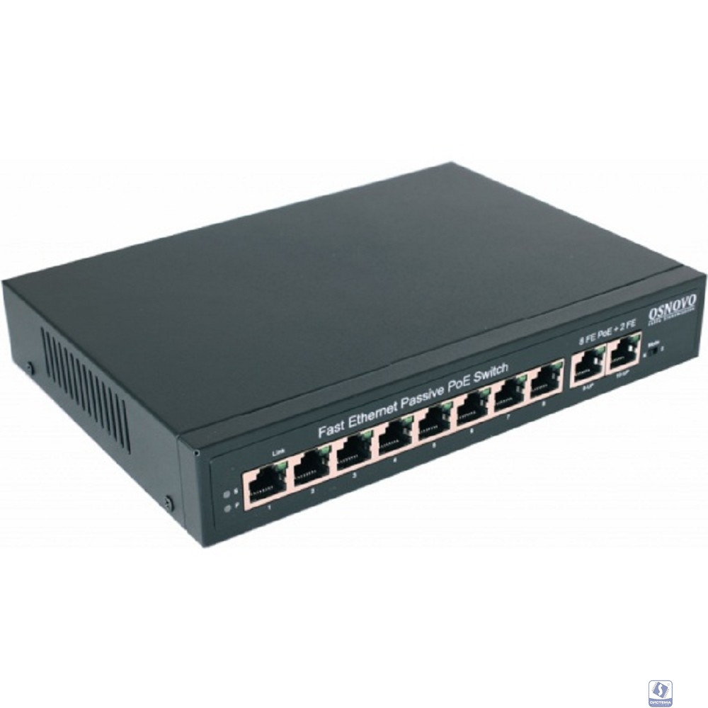 SW-21000/A(120W) Passive PoE коммутатор Fast Ethernet на 10 портов.