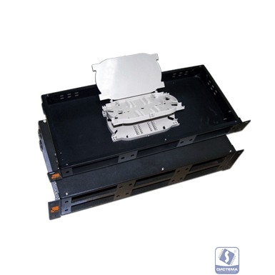Полка стационарная Lanmaster LAN-FOBM-RM-3P черный (упак.:1шт)