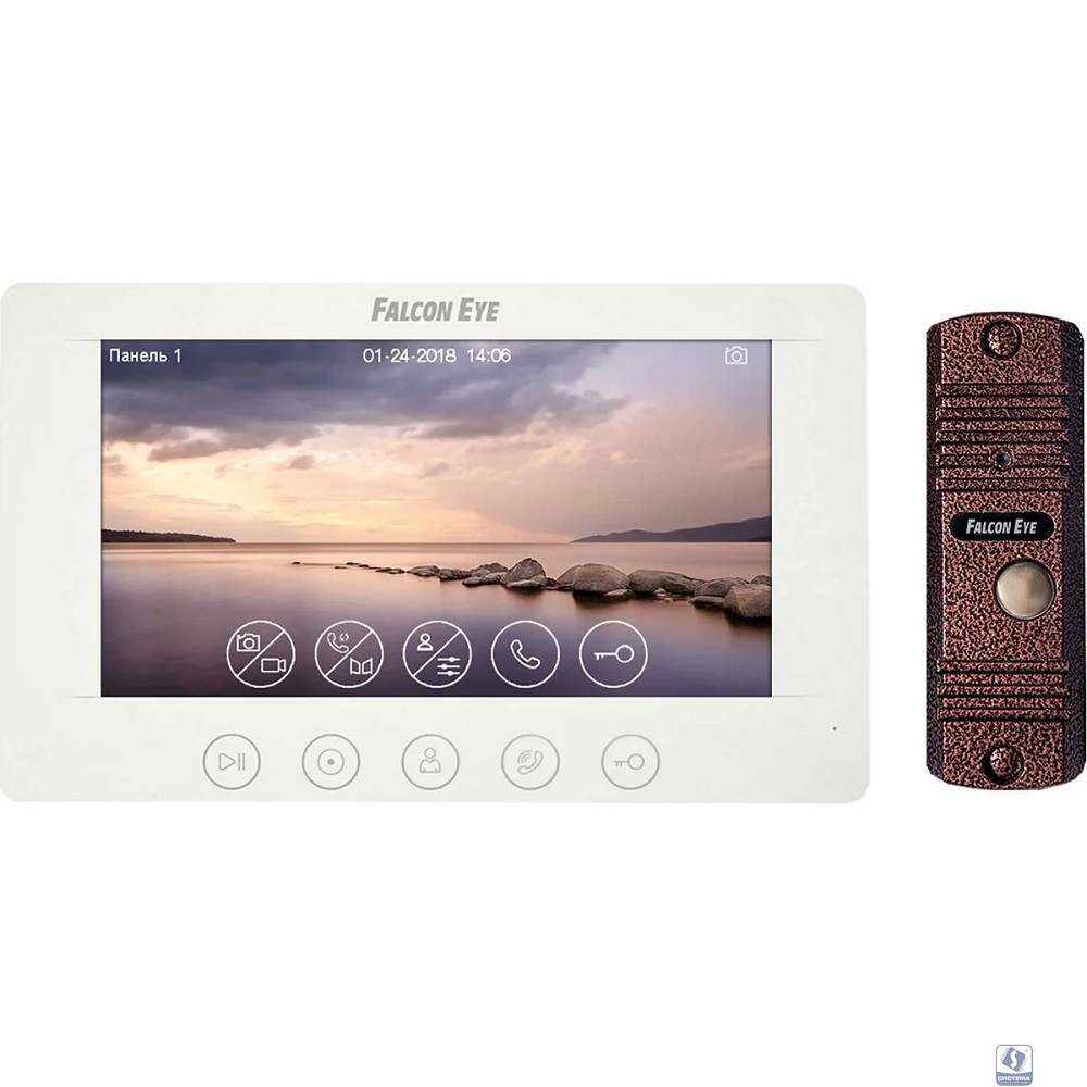 Комплект видеодомофона Falcon Eye KIT Space HD Wi-Fi