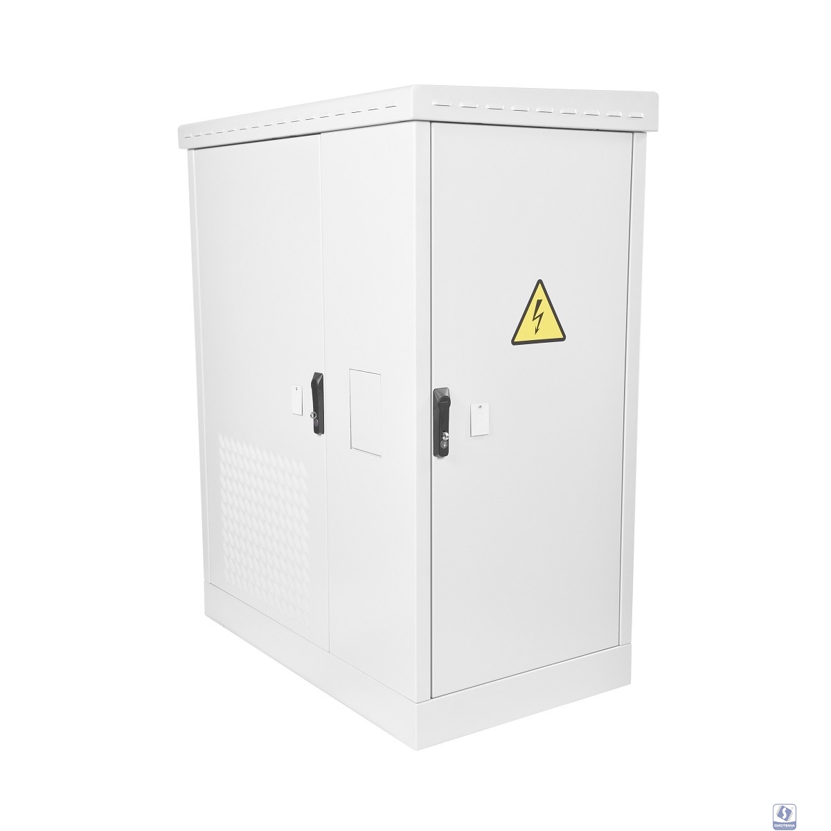 ЦМО Шкаф всепогодный напольный укомплектованный 12U (Ш700 х Г600) с эл. отсеком, комплектация Т1-IP54(ШТВ-2-12.10.6-43А3-Т1)