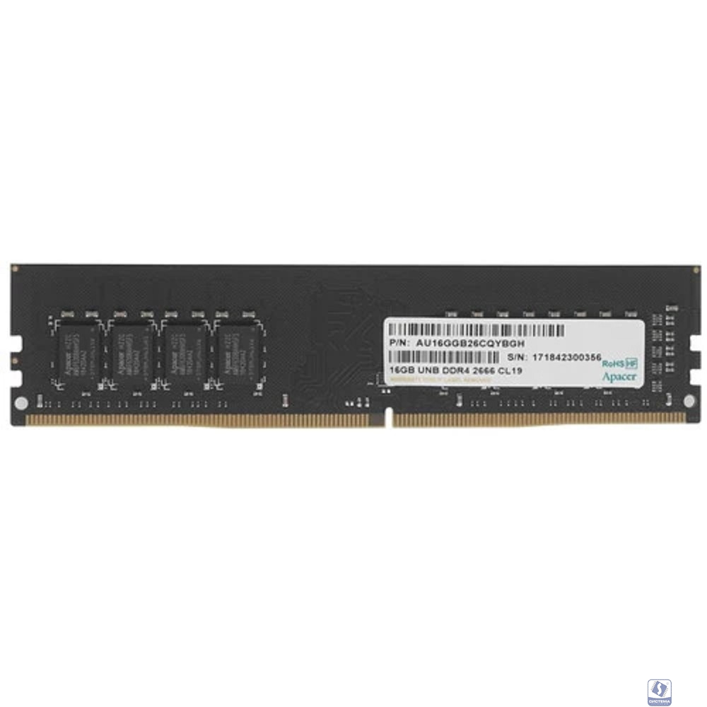 Apacer DDR4 DIMM 16GB EL.16G2V.GNH PC4-21300, 2666MHz