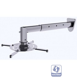 Cactus CS-VM-PR05BL-AL серебристый Кронштейн для проектора макс.10кг настенный и потолочный поворот 