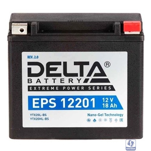 Delta EPS 12201 (18 А\ч, 12В) для МОТО