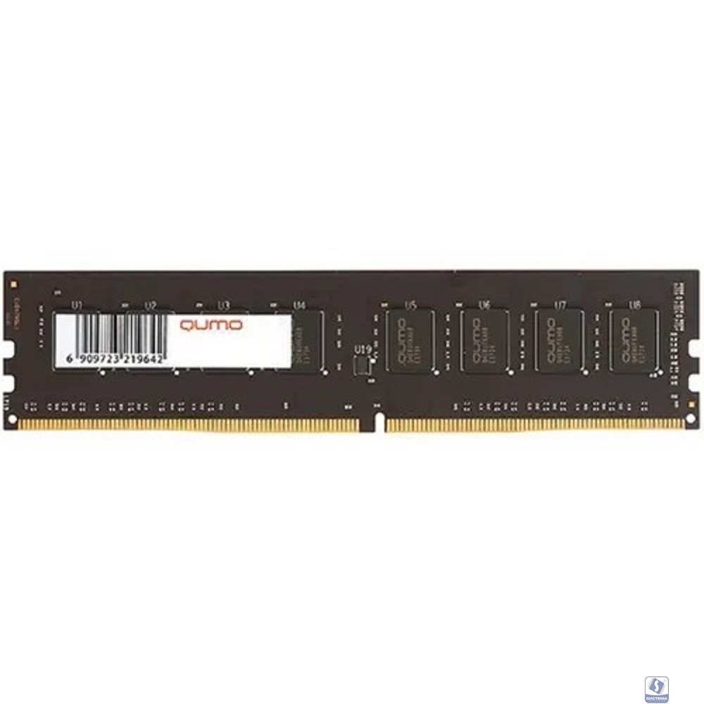 QUMO DDR4 DIMM 8GB QUM4U-8G3200P22 PC4-25600, 3200MHz OEM/RTL