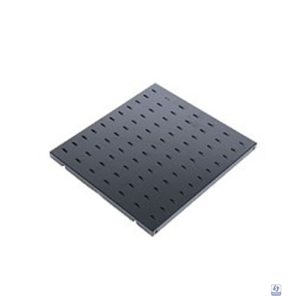 ЦМО Полка перфорированная, глубина 390 мм,цвет черный (СВ-39-9005)