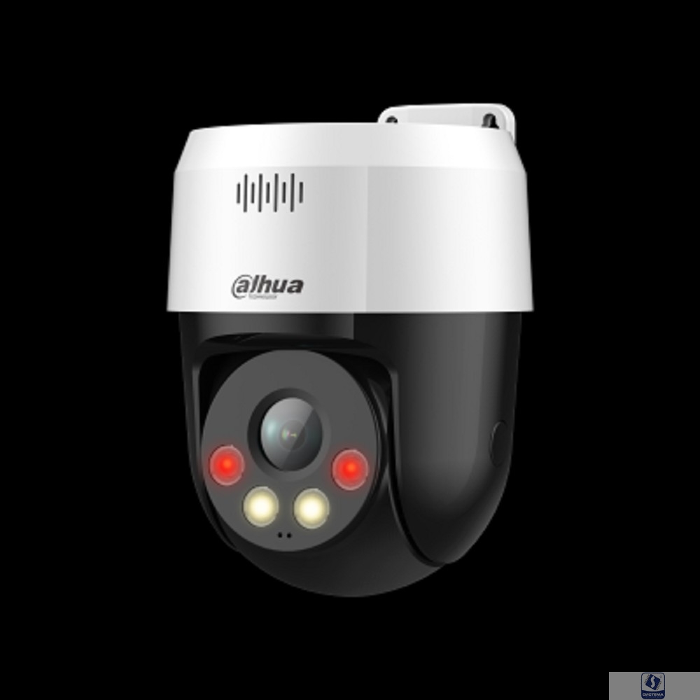 DAHUA DH-SD2A300NB-GNY-A-PV Мини-PT IP-видеокамера 3Мп; 1/2.8” CMOS; объектив 4мм ; видеоаналитика ; ИК 30м, Led 30м;  IP66