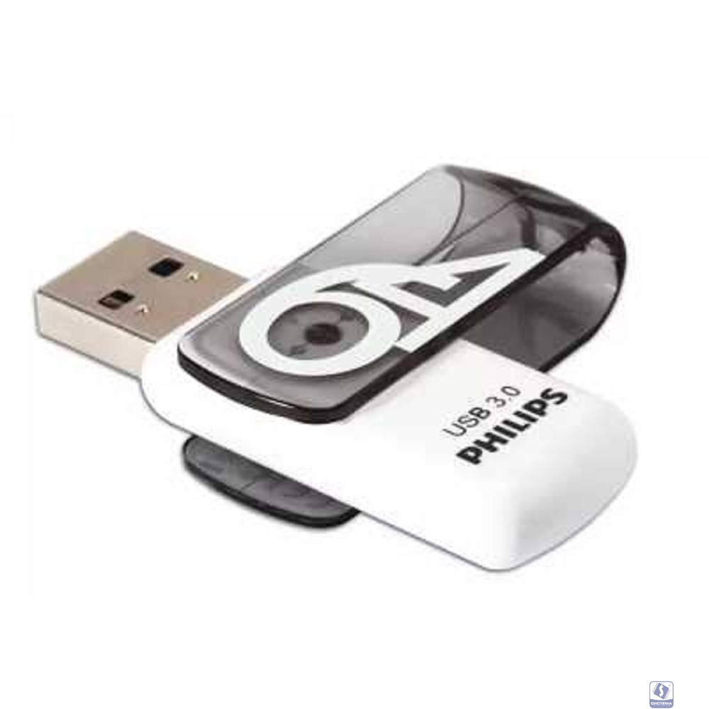 PHILIPS USB Drive 64GB PHILIPS VIVID3.0 64GB, USB 3.0 FM64FD00B/97