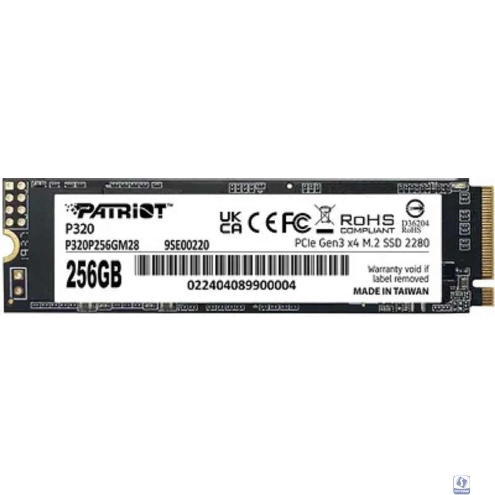 Patriot SSD PCIe 3.0 x4 256GB P320P256GM28 P320 M.2 2280