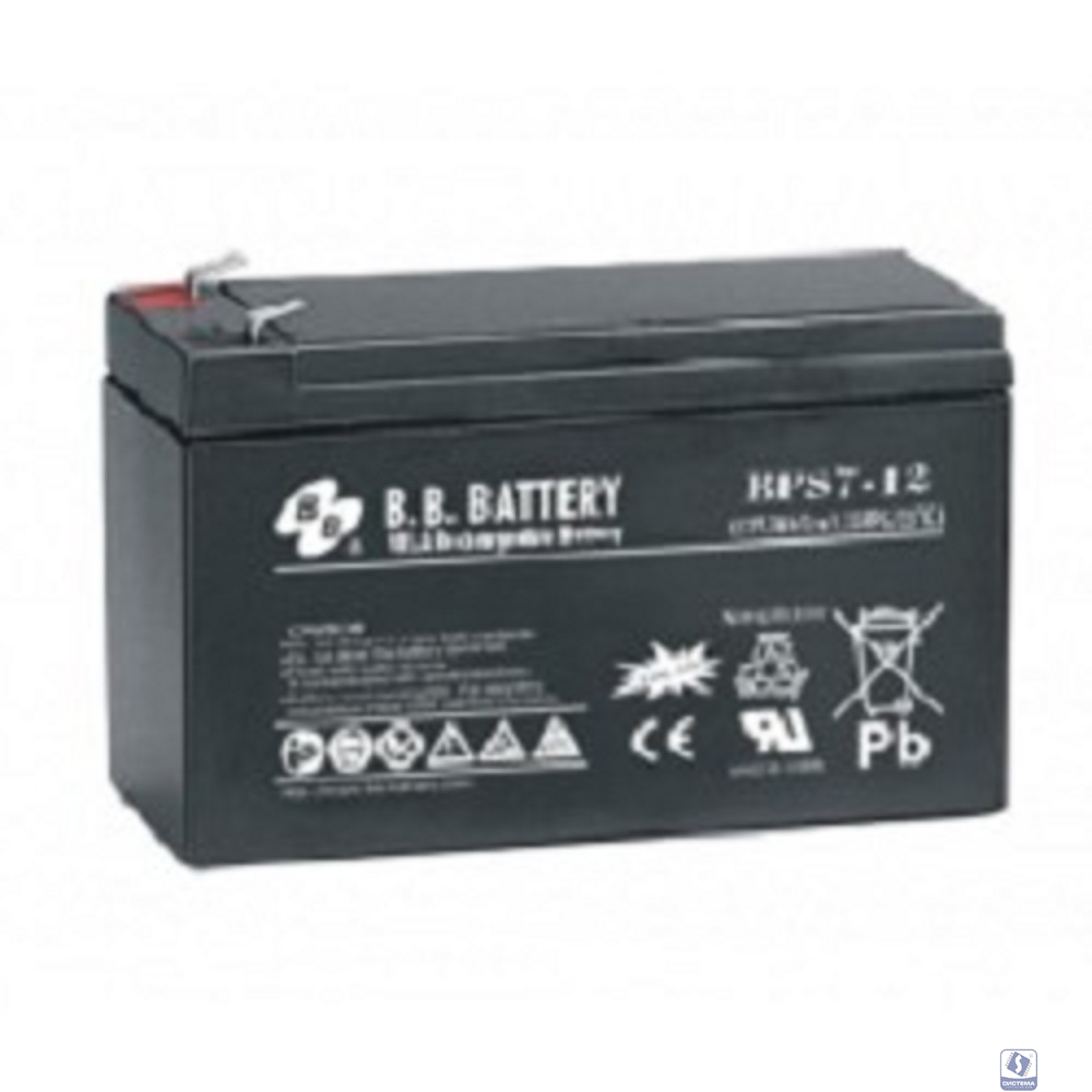 АКБ B.B. Battery Аккумулятор BPS 7-12 (12V 7Ah)
