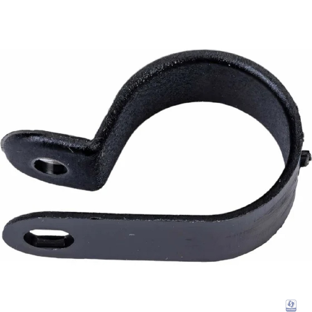 Rexant (07-4420-1) Скоба под винт 20мм, черная (50 шт/уп) 