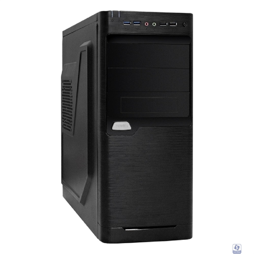 Exegate EX272730RUS Корпус MiditowerXP-330U Black, ATX, <XP600, Black,120mm>, 2*USB+2*USB3.0, Audio