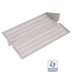 ЦМО Полка для стойки перфорированная консольная 2U с центральным креплением, глубина 300 мм (МС-30.2)