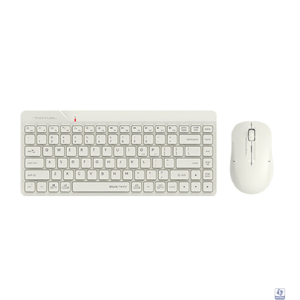 Комплект клавиатура+мышь беспров. A4TECH Fstyler FG2200 Air2 beige (USB, slim) (FG2200 AIR2 BEIGE)