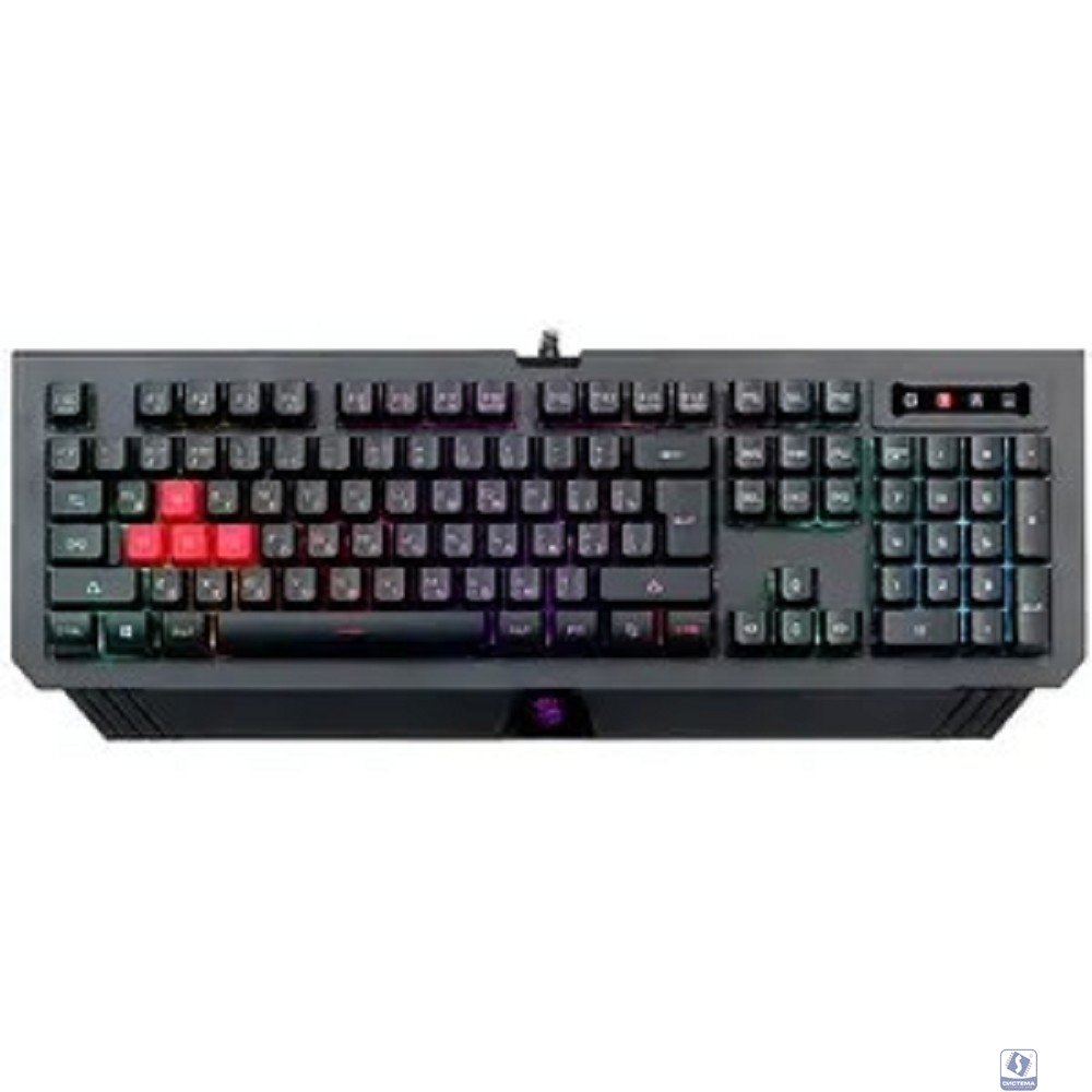 Клавиатура A4Tech Bloody B120N черный USB Multimedia for gamer LED (B120N)