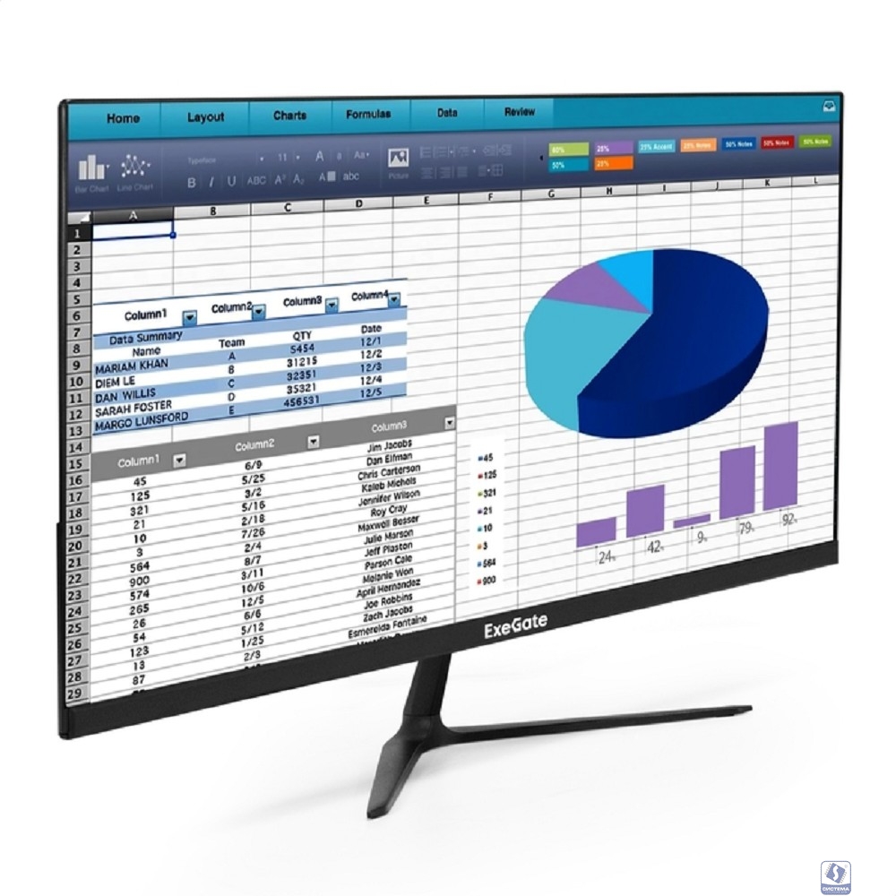 LCD ExeGate 23.8" EP2400TA черный [EX300349RUS]