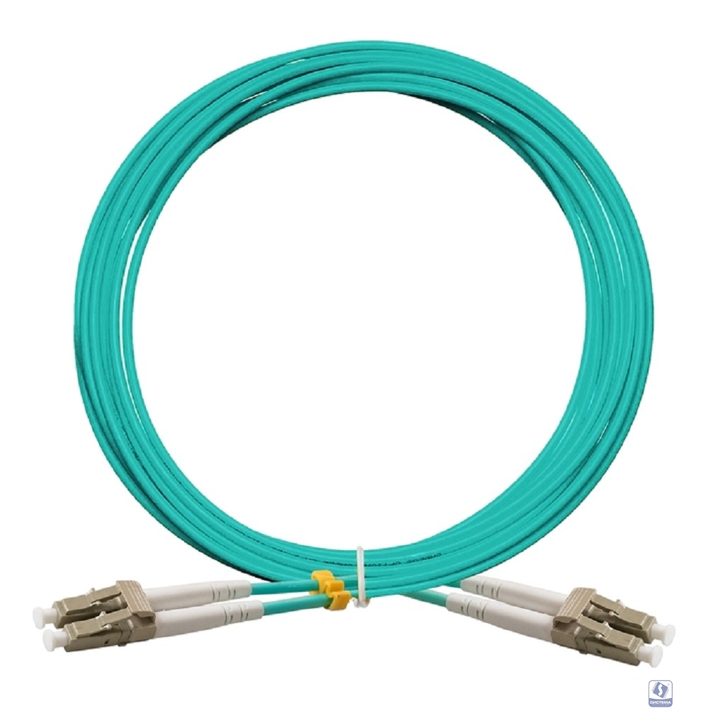 Exegate EX295146RUS Патч-корд волоконно-оптический FC-D-503-LC-LC-5M-LSZH (Шнур ВО MM 50/125 (OM3), LC/UPC-LC/UPC, Duplex, LSZH, 5м)