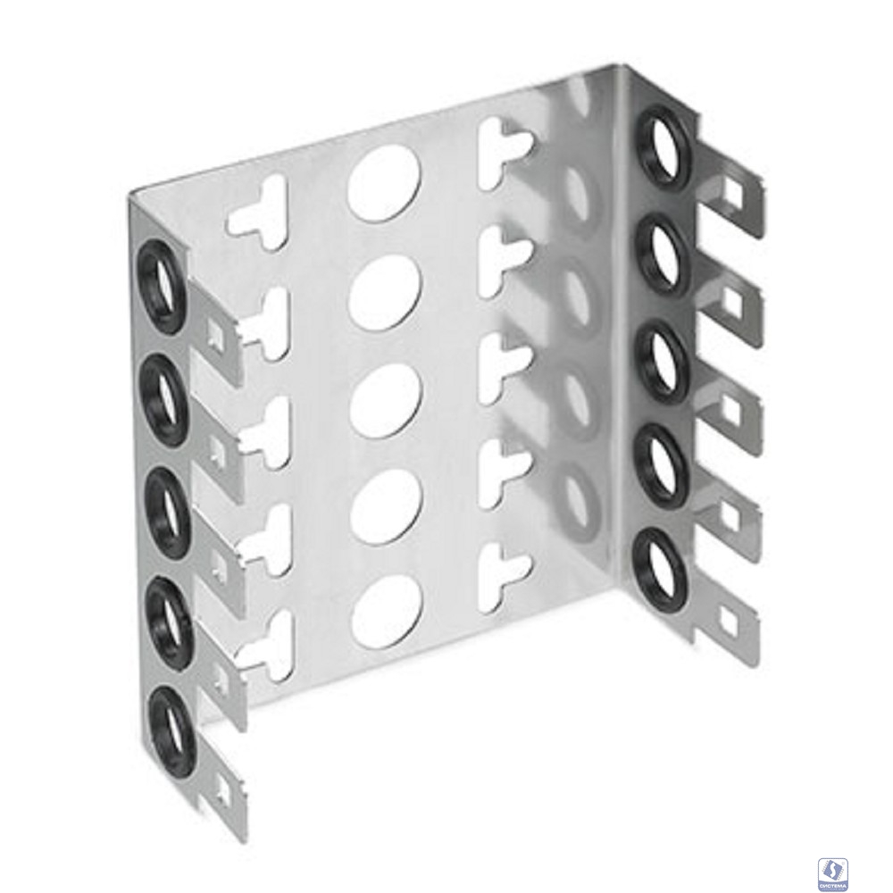 Cabeus FW-50 Рама (монтажный хомут) глубиной 50мм для крепления 5-и плинтов типа Krone