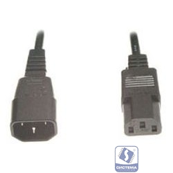 Кабель питания сист.блок-монитор Gembird 4.5-5.0м, черный, с зазем., пакет [PC-189-15]